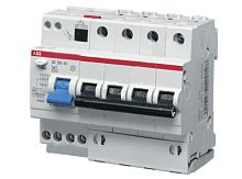 Дифференциальный автоматический выключатель DS204 4 полюса, 40А, Тип AC, х-ка C, 30мА | код. 2CSR254001R1404 | ABB 